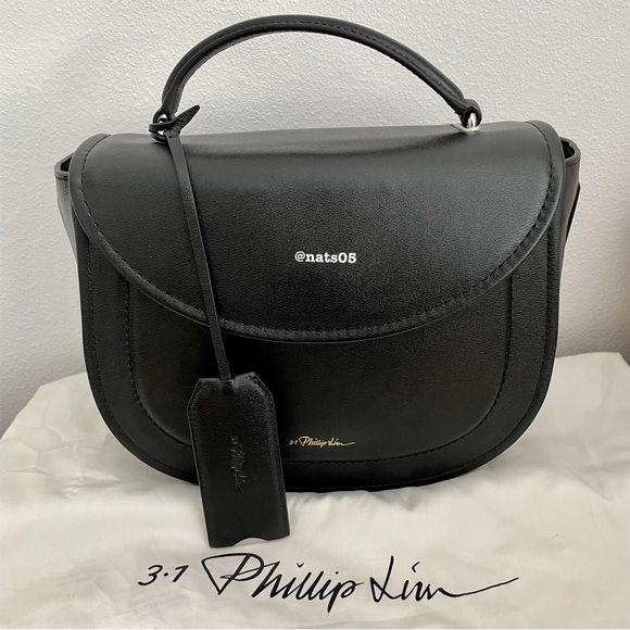 ☀️NEW☀️ 3.1 Phillip Lim Hudson Saddle Bag Black - Picture 3 of 9